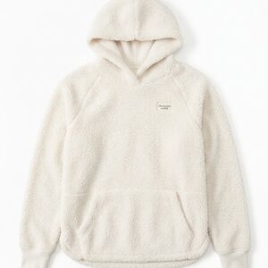 Abercrombie Kids Cream Fleece Hoodie